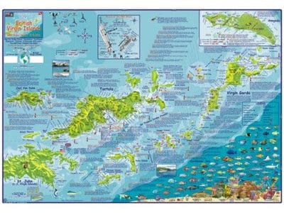 British Virgin Islands Map (Franko)
