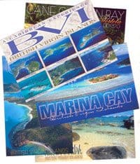Set of 10 British Virgin Islands (BVI) Postcards