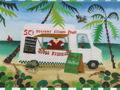 Santa Claus’ Food Van Holiday Card
