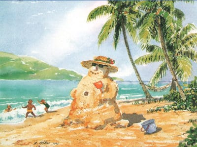 Sandman Christmas Card