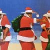 Caribbean Santa Christmas Card