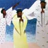 Caribbean Angel Christmas Card
