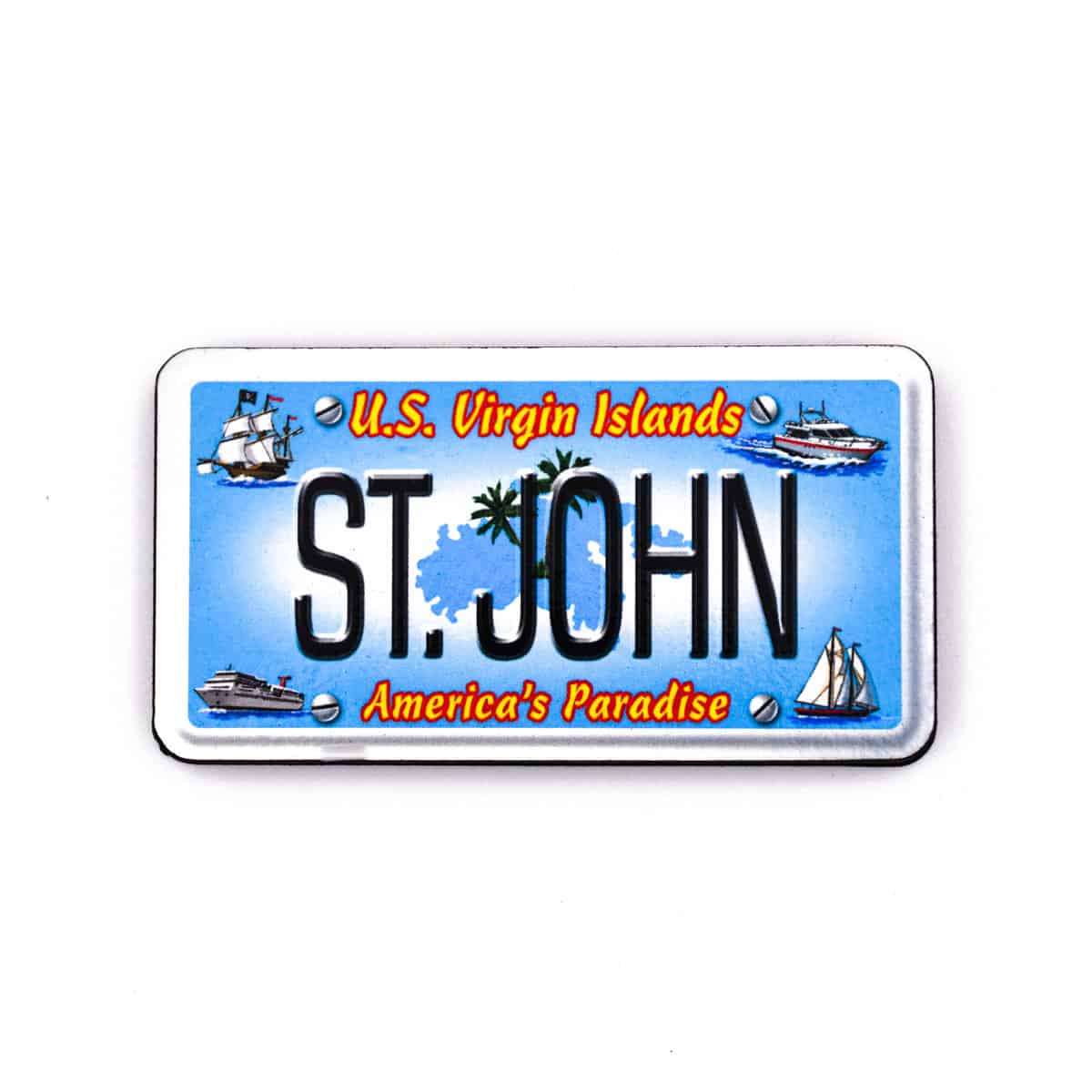 St. John License Plate