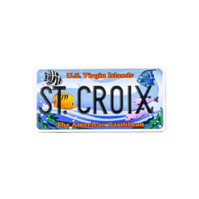St. Croix License Plate Magnet