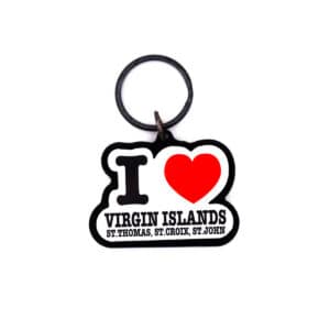 I Love the Virgin Islands Key chain