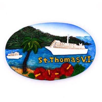 St. Thomas Harbor Ship Magnet