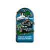 U.S. Virgin Islands Map Magnet (Stain Glass)