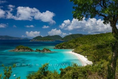 Poster Trunk Bay, St. John Virgin Islands