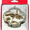St. Thomas Gold Brass Christmas Ornament