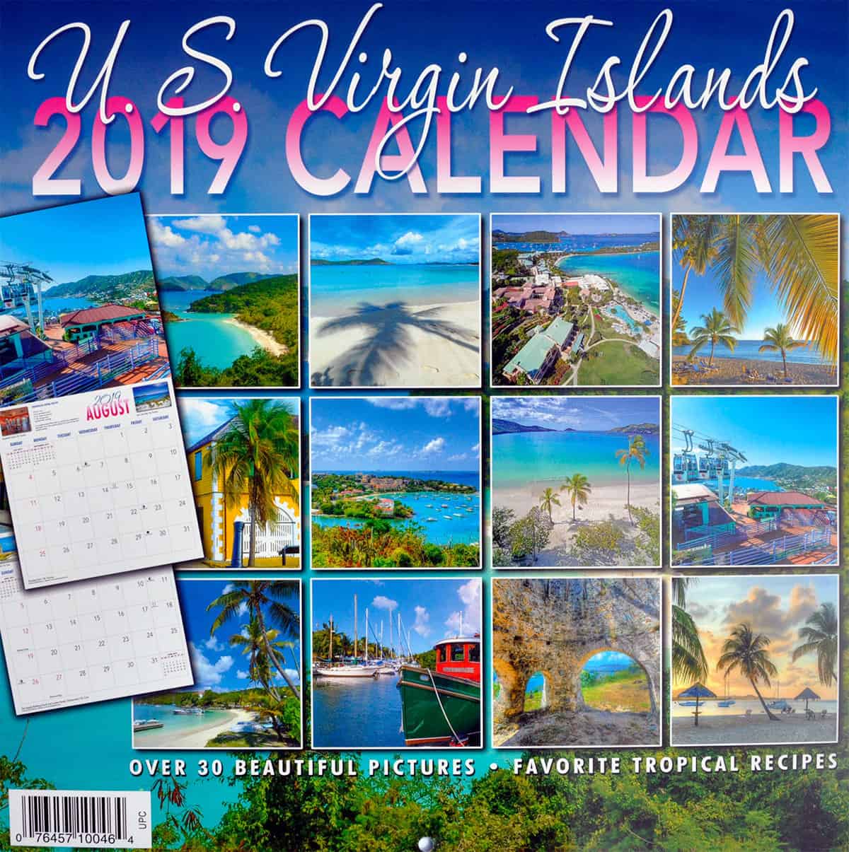 2019 USVI Wall Calendar