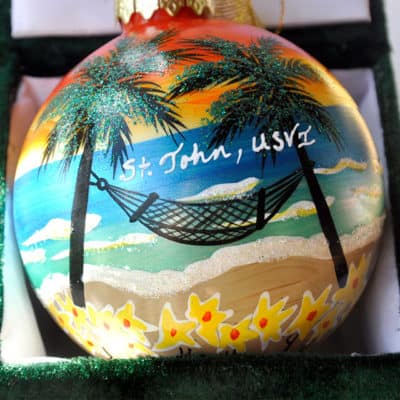 St. John Golden Sunset Ornament