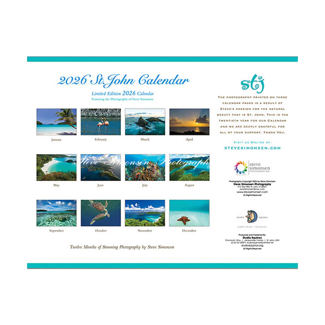 St. John 2026 Wall Calendar (Simonsen) - Image 2