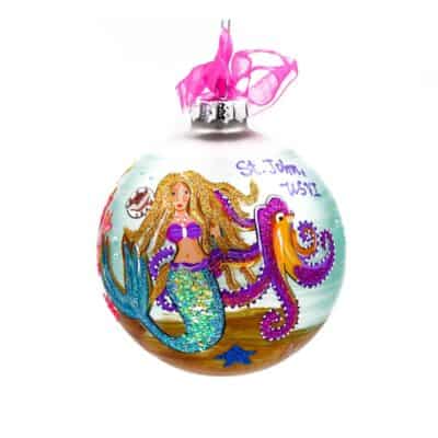 St. John Mermaid Under the Sea Christmas Ornament