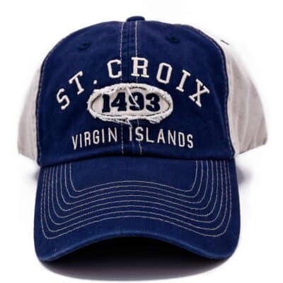 St. Croix Navy/Beige Hat