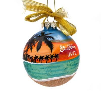 St. John Sunset Beach Ornament