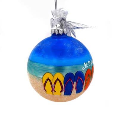 Rainbow Flip Flop Ornament