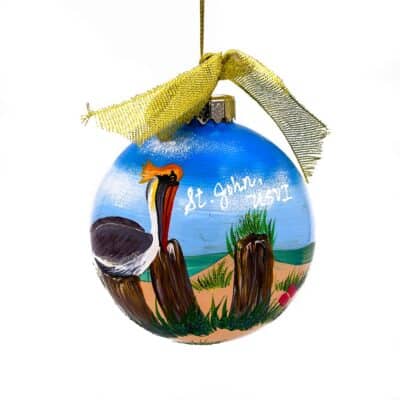 St. John Pelican Christmas Ornament