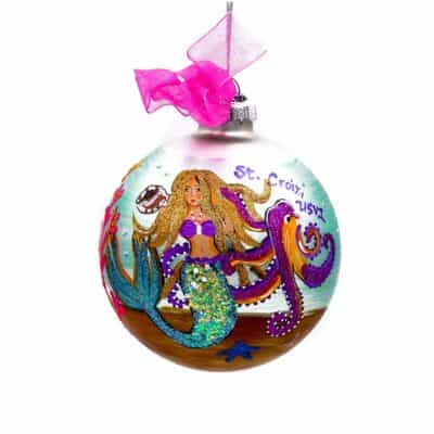 St. Croix Mermaid Under the Sea Christmas Ornament