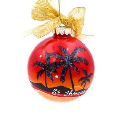 St. Thomas Tropical Sunset Ornament