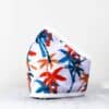 Colorful Palm Tree Face Mask