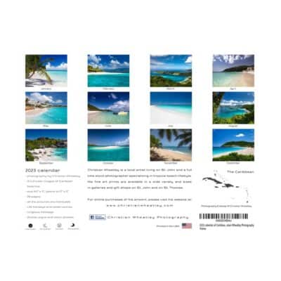 2023 Caribbean Beaches Calendar