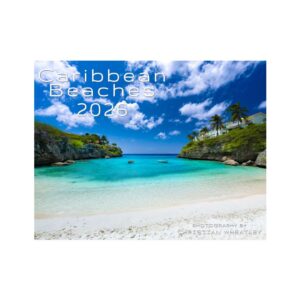 Caribbean Beaches 2026 Wall Calendar