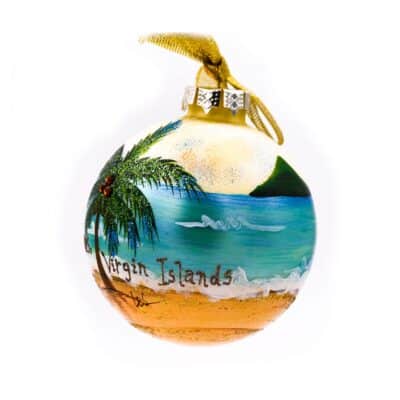 St. Thomas Coconut Palm Ornament