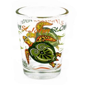 Virgin Islands Turtle Shot Glass