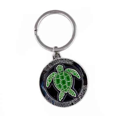 St. Thomas Turtle Keychain