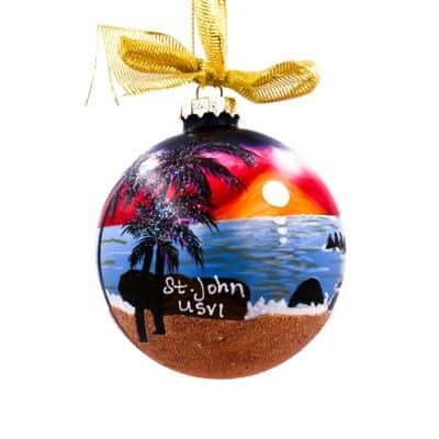 St. John Wild Sunset Ornament