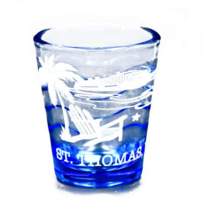 St. Thomas Beach Chair Shot Glass