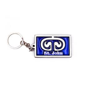 St. John Petroglyphs Keychain