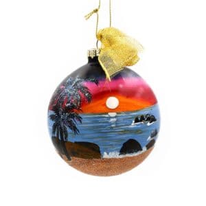 St. Croix Tropical Sunset Christmas Ornament