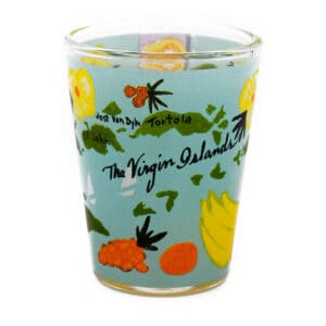 Virgin Islands Tropical Fruit Shot Glass