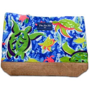 Watercolor Turtle Beach Bag