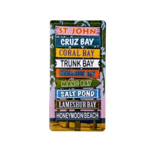 St. John Beach Signs Magnet