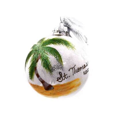 St. Thomas Sparkle Palm Ornament