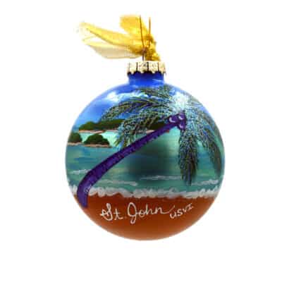 St. John Palm Fantasy Christmas Ornament
