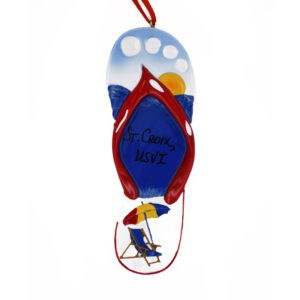 Flip Flop St. Croix Ornament