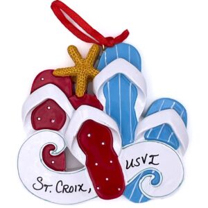 Flip Flop St. Croix Ornament