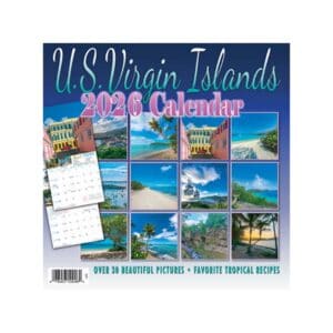 Virgin Islands 2026 Wall Calendar